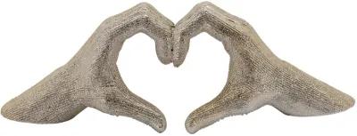 5" Hand-Heart Decorative Object