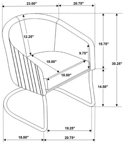 Aghaboe Upholstered Dining Chair 