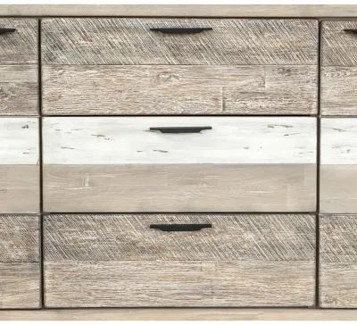 Bridges Sideboard Buffet Cabinet in Two Tone Acacia Wood