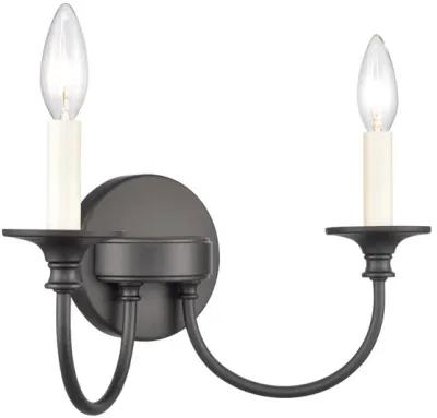 Cecil 14'' Wide 2-Light Vanity Light - Matte Black