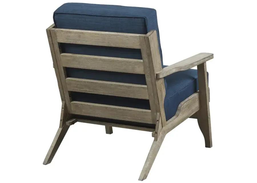 INK+IVY Malibu Navy Accent Chair