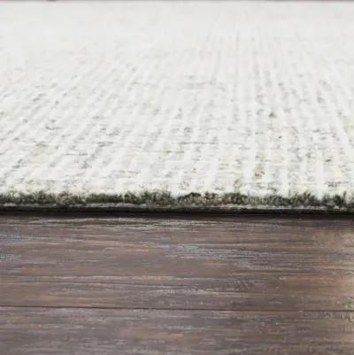 Brindleton Green Tweed Wool 10' x 14' Rectangle Rug