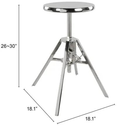 Mercy Counter Stool Silver