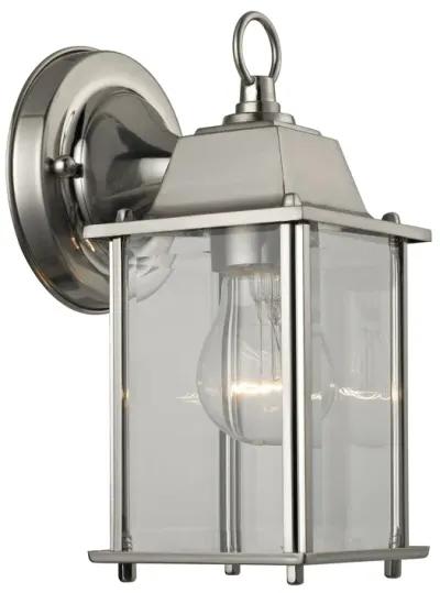 Cotswold 9'' High 1-Light Outdoor Sconce - Brushed Nickel