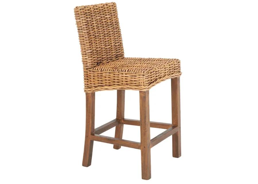 TOBIE RATTAN COUNTER STOOL