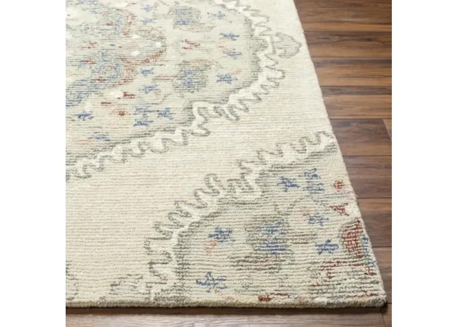 Vivianne VVE-2302 5' x 7'6" Hand Made Rug