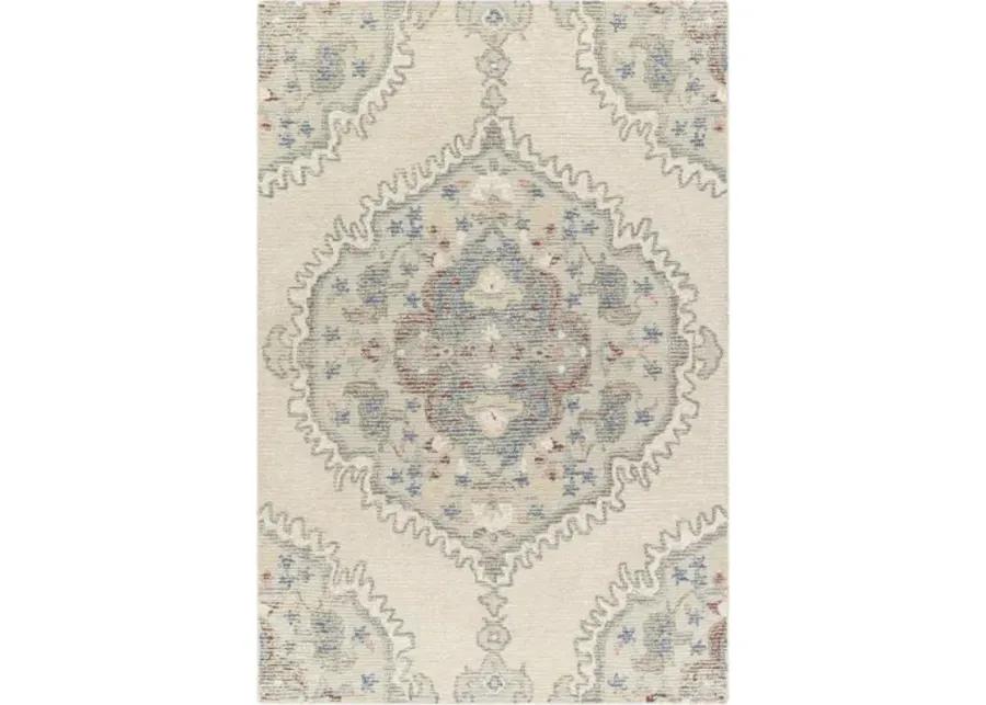 Vivianne VVE-2302 5' x 7'6" Hand Made Rug