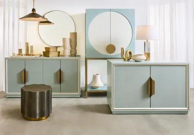 Gabe Bar Cabinet - Blue