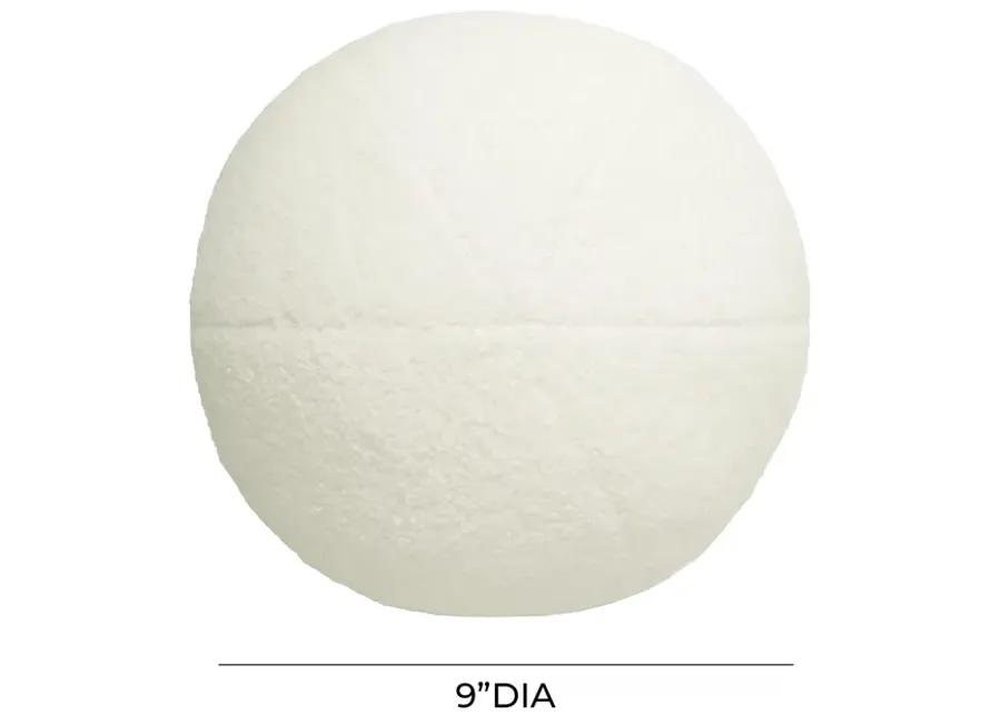 Boba Cream Vegan Shearling 9" Pillow