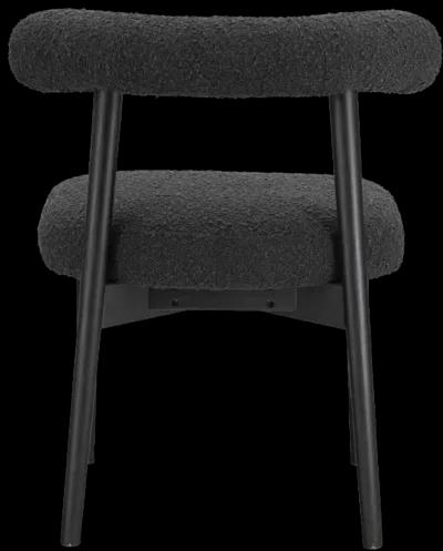 Spara Black Boucle Side Chair