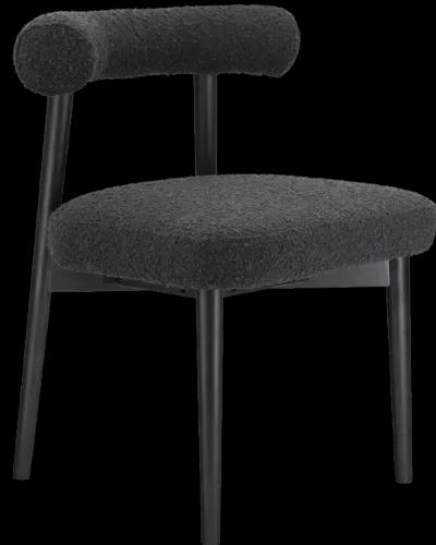 Spara Black Boucle Side Chair