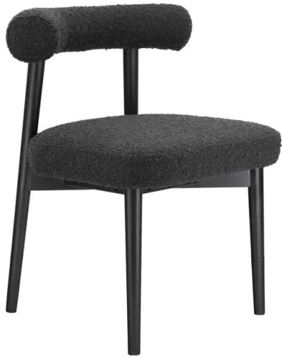 Spara Black Boucle Side Chair