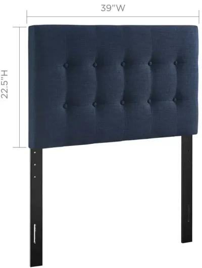 Emily Twin Upholstered Fabric Headboard