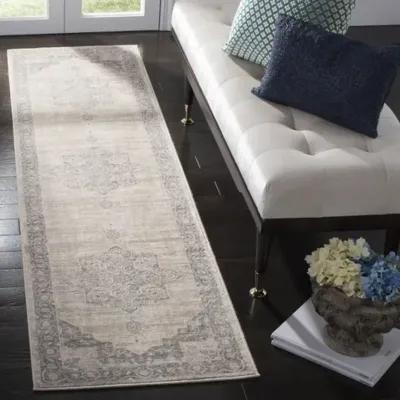 Brentwood 865 Cream / Grey 2' X 4' Accent Powerloomed Rug