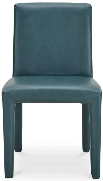 Monte Dining Chair Teal Vegan Leather - Set Of Two