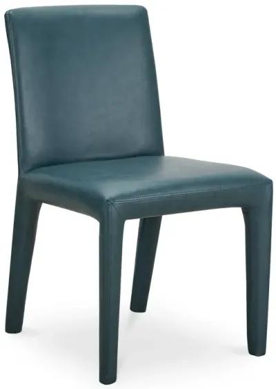 Monte Dining Chair Teal Vegan Leather - Set Of Two