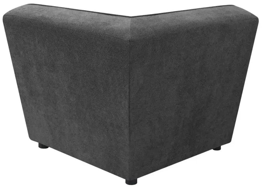 Sunny Upholstered Corner Dark Charcoal