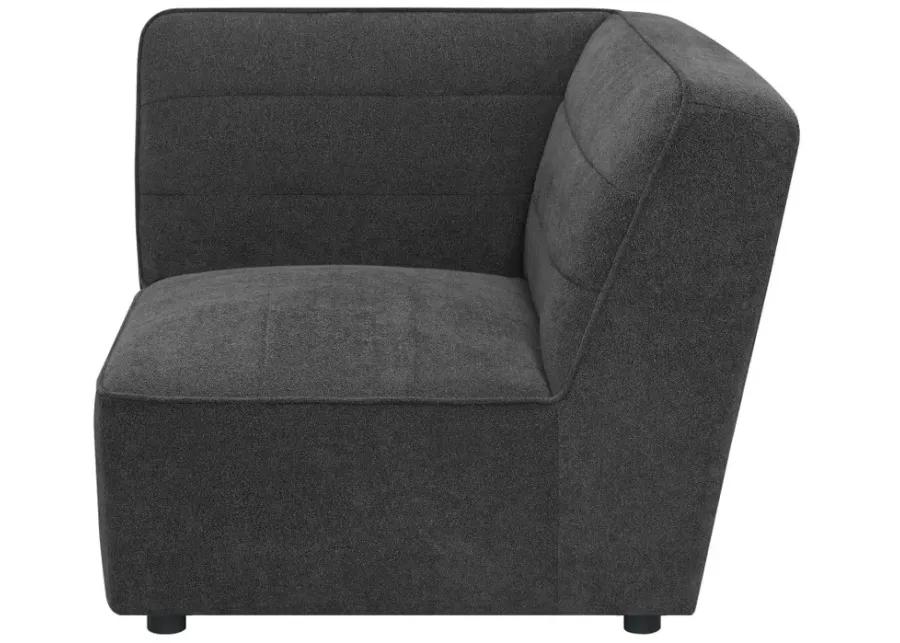 Sunny Upholstered Corner Dark Charcoal