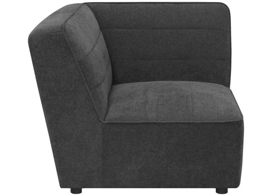 Sunny Upholstered Corner Dark Charcoal