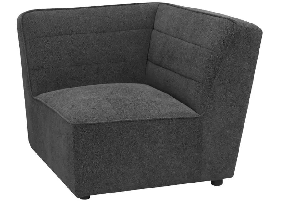 Sunny Upholstered Corner Dark Charcoal