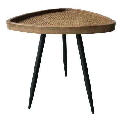 Rollo Rattan Side Table