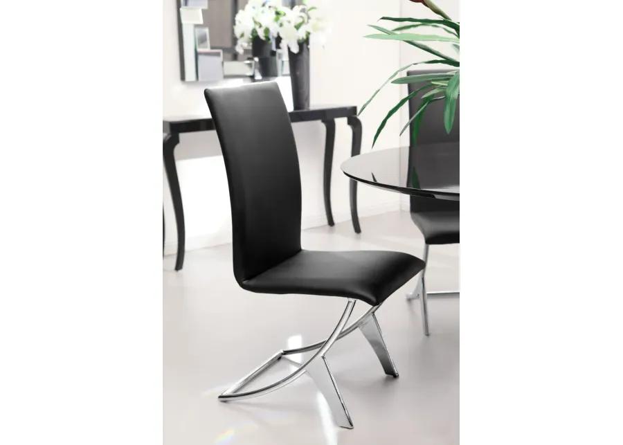 Delfin Dining Chair (Set of 2) Black