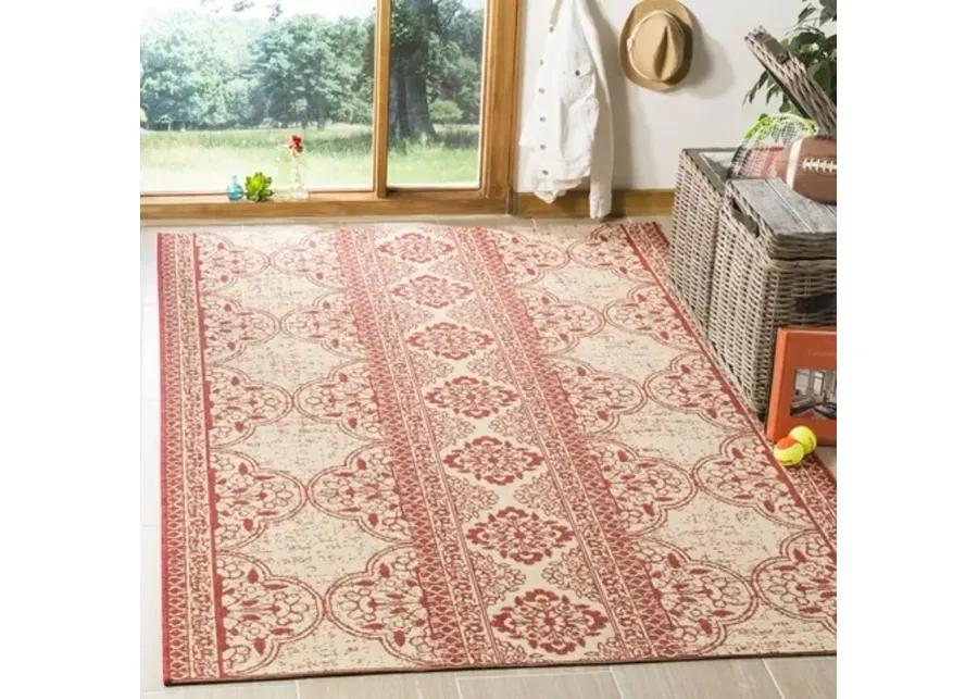 LINDEN 174 Collection LND174Q-9 Red / Creme 9' X 12'