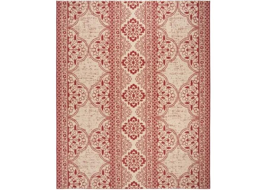 LINDEN 174 Collection LND174Q-9 Red / Creme 9' X 12'