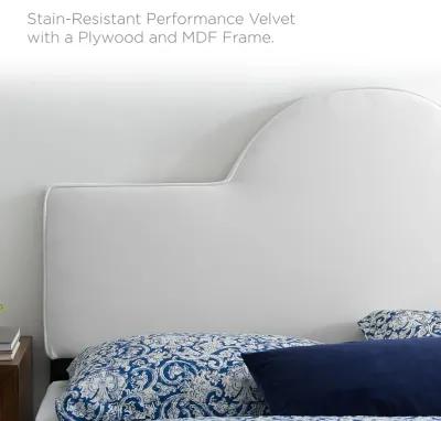 Aurora Performance Velvet King Bed