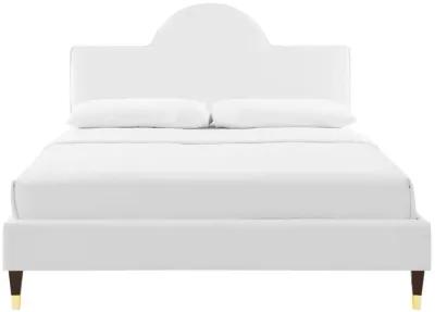 Aurora Performance Velvet King Bed