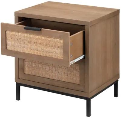 Reed 2-Drawer Side Table