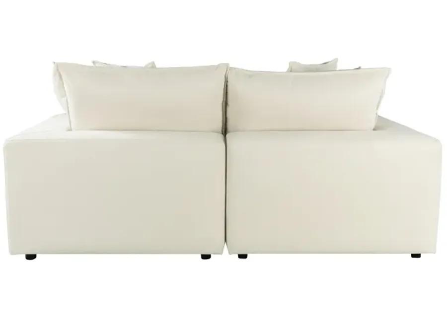 Cali Natural Modular Loveseat