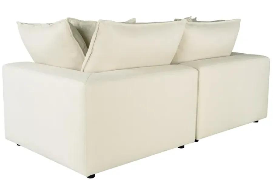 Cali Natural Modular Loveseat