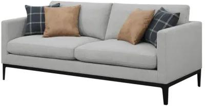 Brandy Cushioned Back Sofa