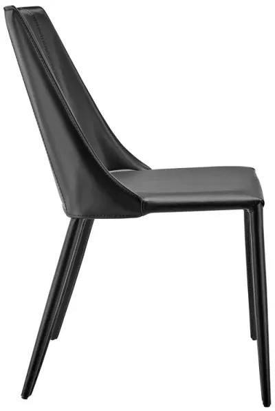 Kalle Side Chair in Black - Set of 1