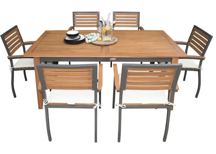 Panama Jack Boca Grande 7-Piece Rectangular Dining Set