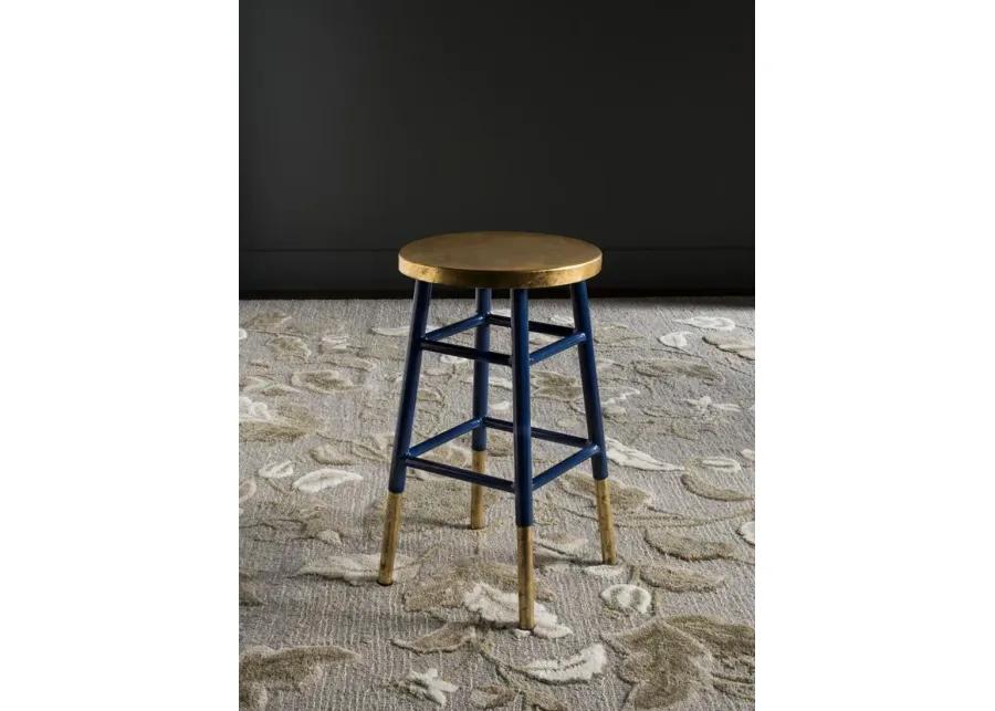 EMERY DIPPED GOLD LEAF COUNTER STOOL