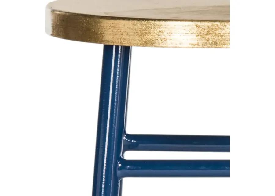 EMERY DIPPED GOLD LEAF COUNTER STOOL