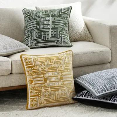 Camaxtli CAX-001 18"L x 18"W Accent Pillow