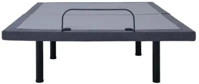 Negan Eastern King Adjustable Bed Base Grey and Black