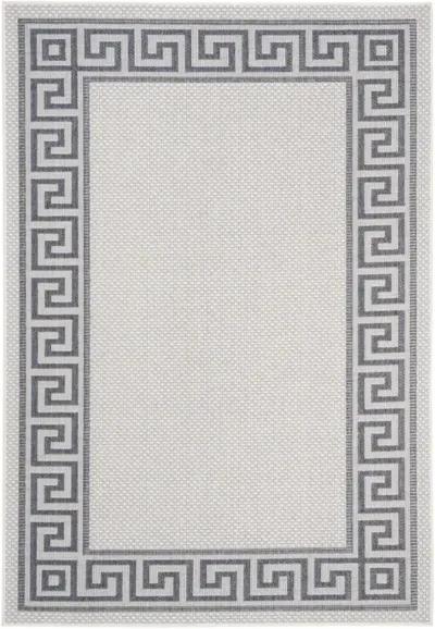 Safavieh BERMUDA 800 Collection BMU820A-4 Ivory / Blue 4' X 6'