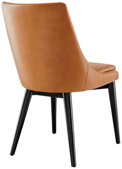 Viscount Dining Side Chair Vinyl Set of 2