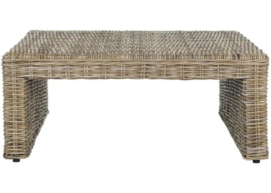 PERSIS WICKER COFFEE TABLE