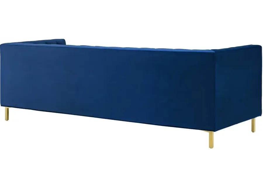 Delight Tufted Button Performance Velvet Sofa