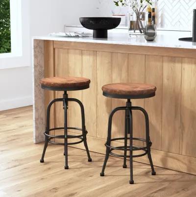 Piper Adjustable Counter Stool Black