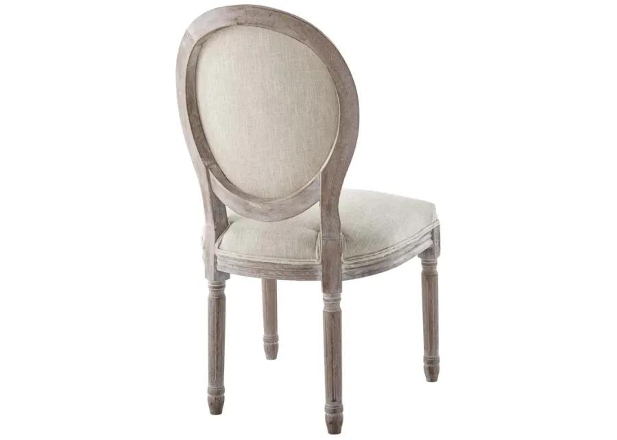 Arise Vintage French Upholstered Fabric Dining Side Chair