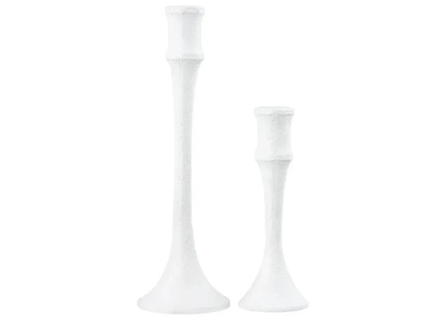 Miro Candleholder - Set of 2 Plaster White