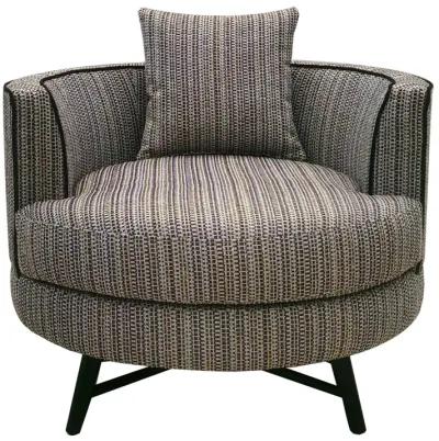 CH Stripe/Multi Harper Swivel Chair