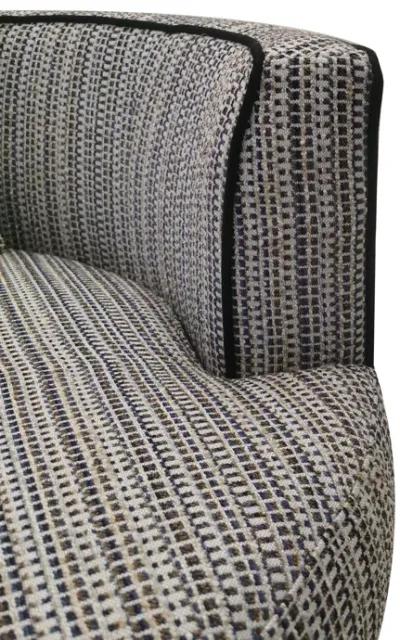 CH Stripe/Multi Harper Swivel Chair