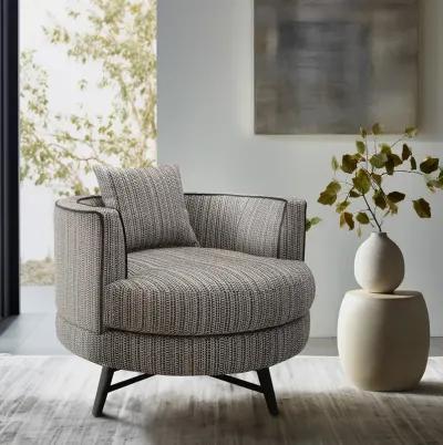 CH Stripe/Multi Harper Swivel Chair